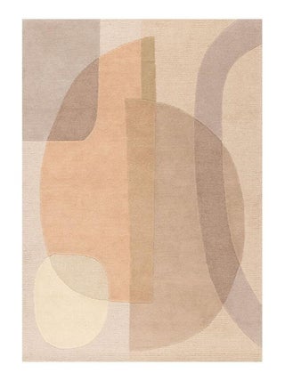 Tapis laine moderne tissé main abstrait Senza