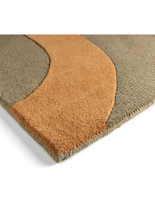 Tapis laine moderne tissé main abstrait Senza - Kiabi