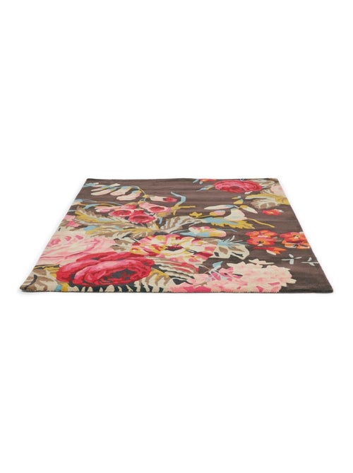 Tapis laine rectangle floral moderne Stapleton Park - Kiabi