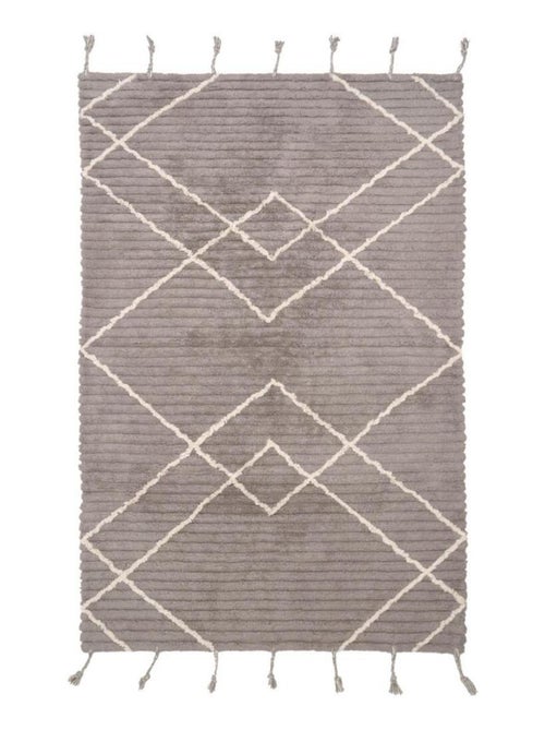 Tapis Lässa Stone en Coton - Kiabi
