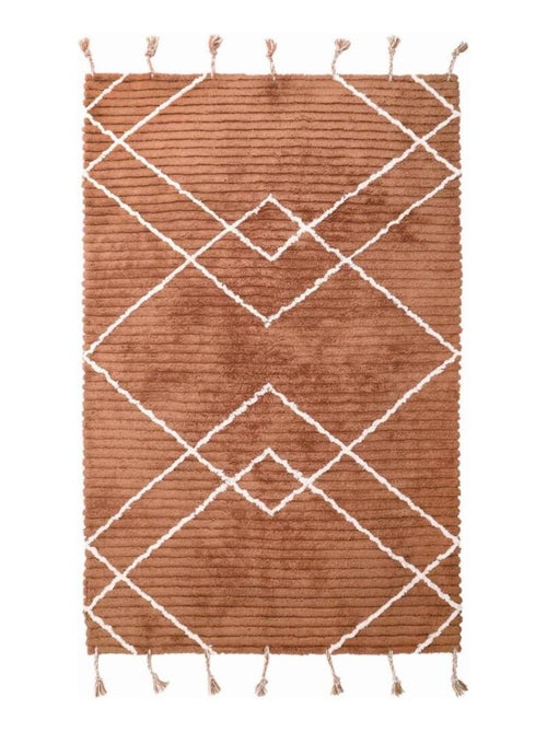 Tapis Lässa Toffee en Coton - Kiabi