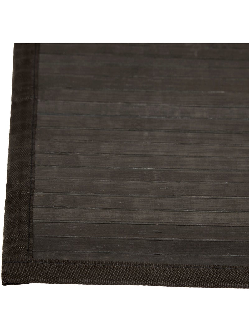 Tapis latté Noir - Kiabi