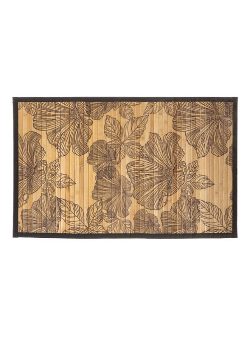 Tapis lattes bambou 50x80 cm Blackflower - Kiabi