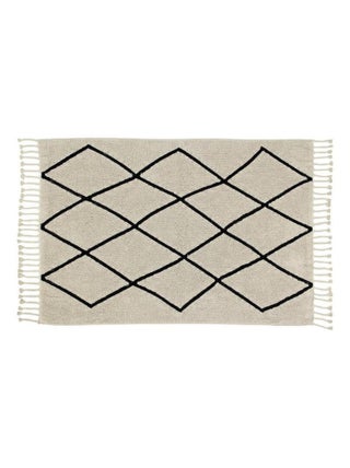 Tapis lavable en machine avec franges Bereber Lorena Canals