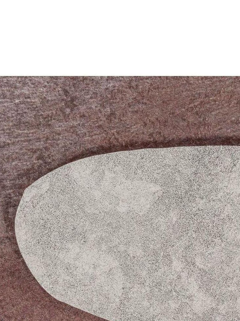 Tapis lavable en machine imitation peau de bête Naoto Marron - Kiabi