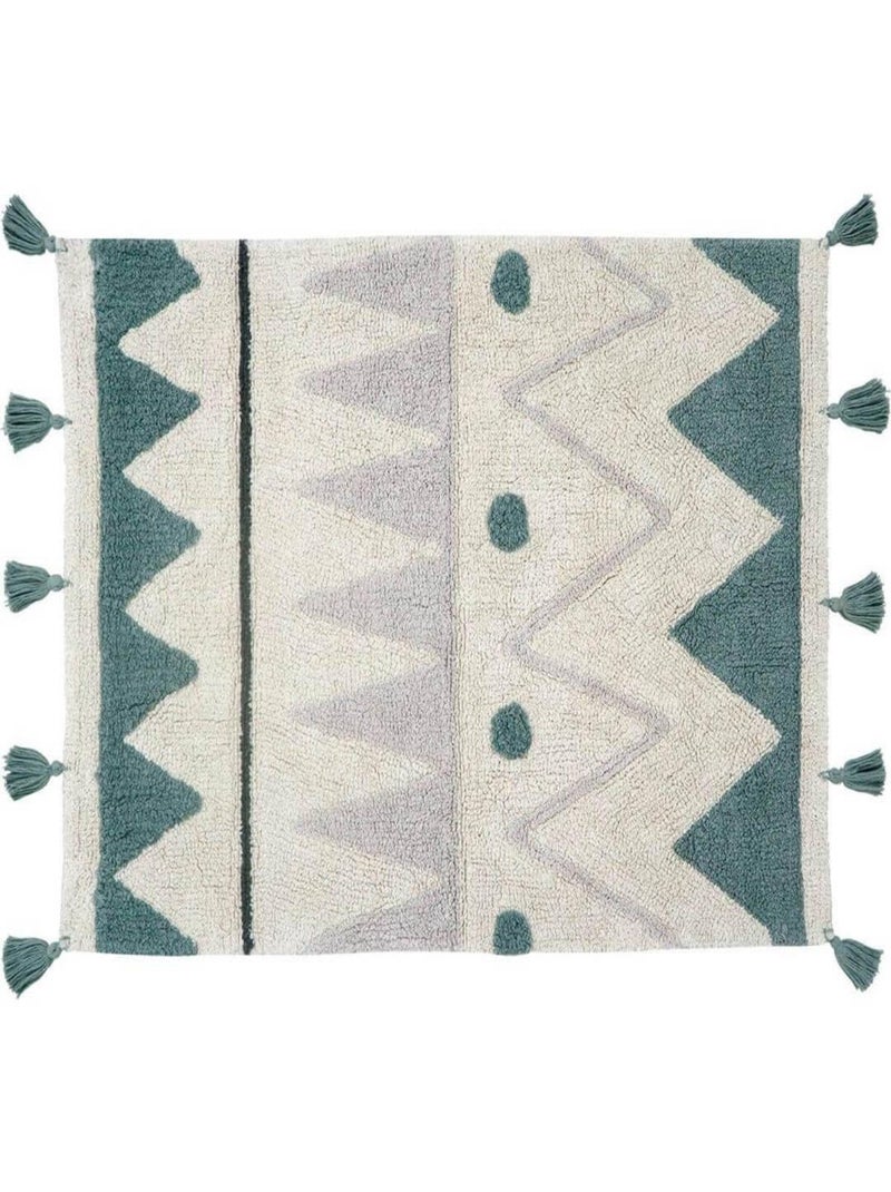 Tapis lavable en machine mini Azteca Lorena Canals Beige - Kiabi