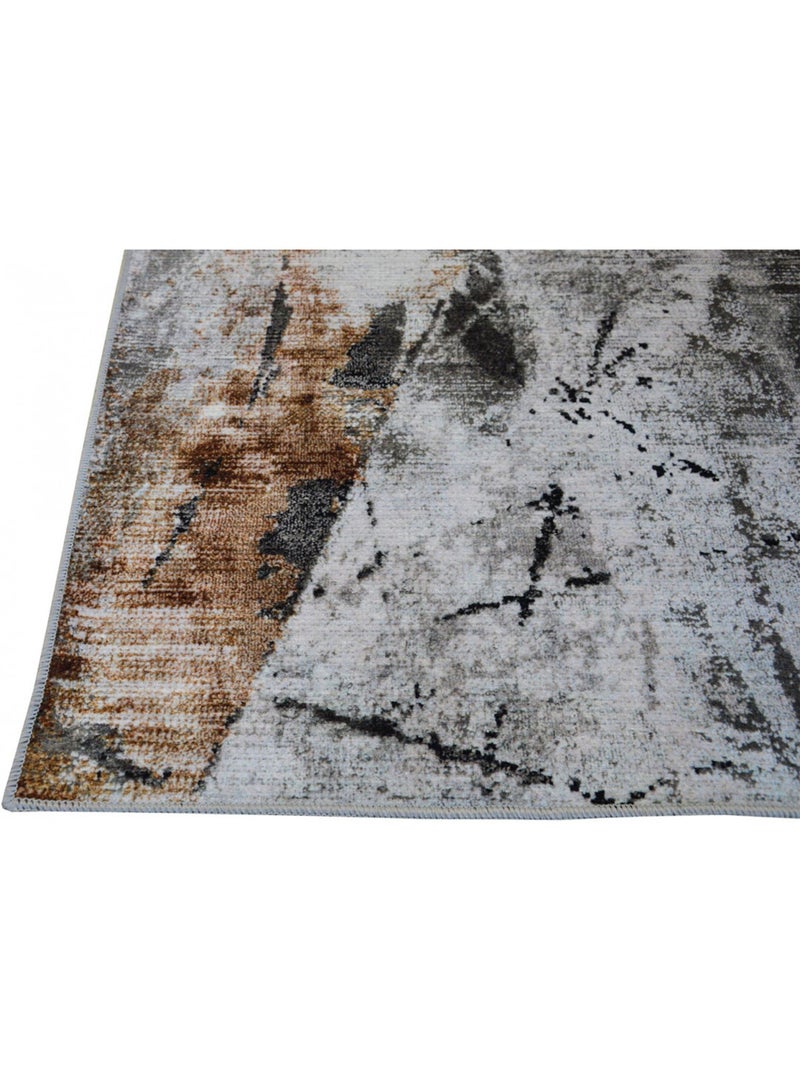 Tapis lavable en machine moderne multicolore Asti Multicolore - Kiabi