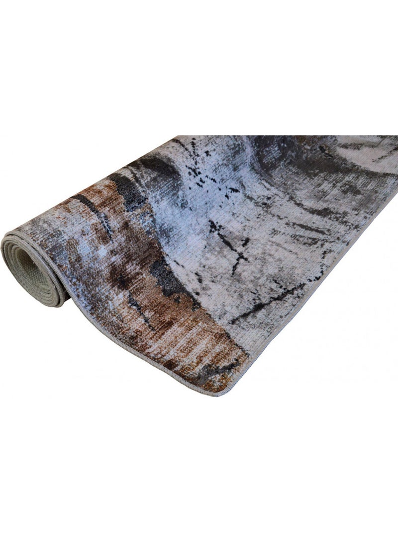 Tapis lavable en machine moderne multicolore Asti Multicolore - Kiabi