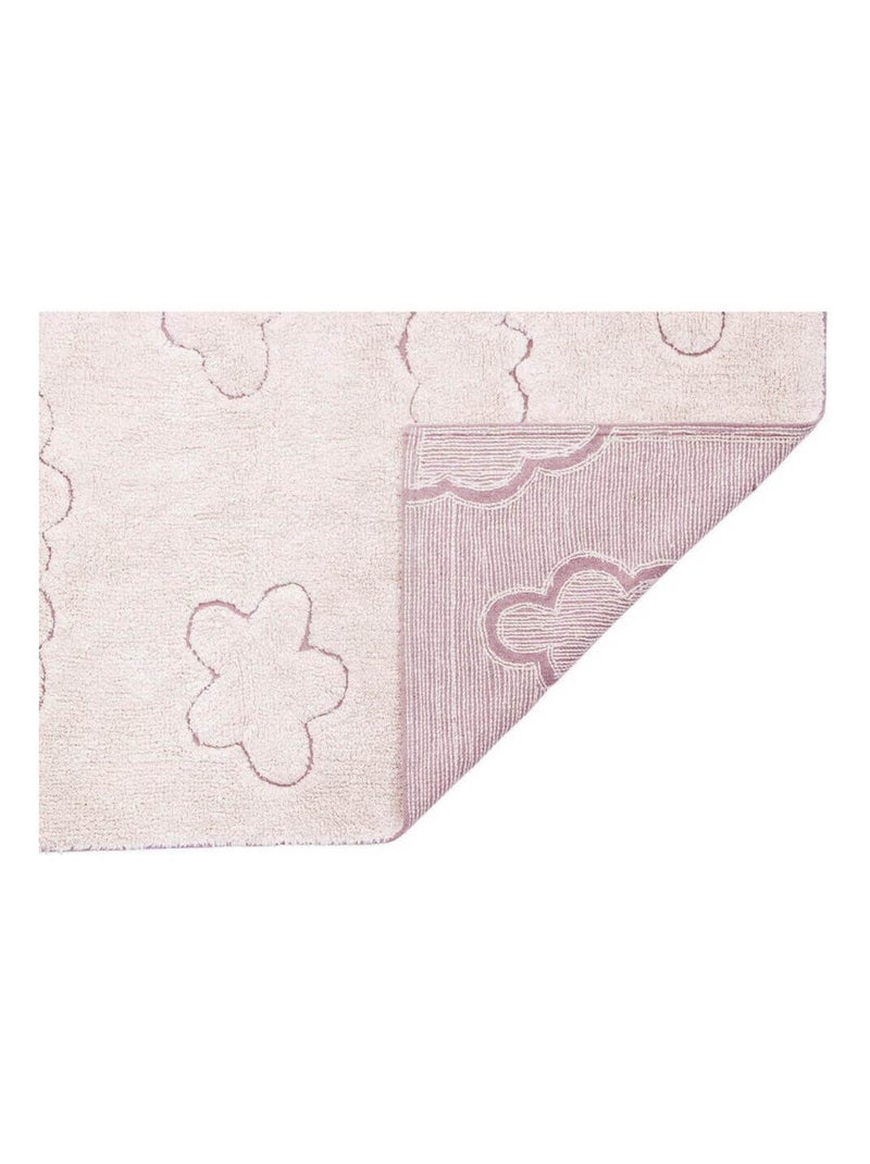 Tapis lavable en machine recyclé enfant Cloud Lorena Canals Beige - Kiabi