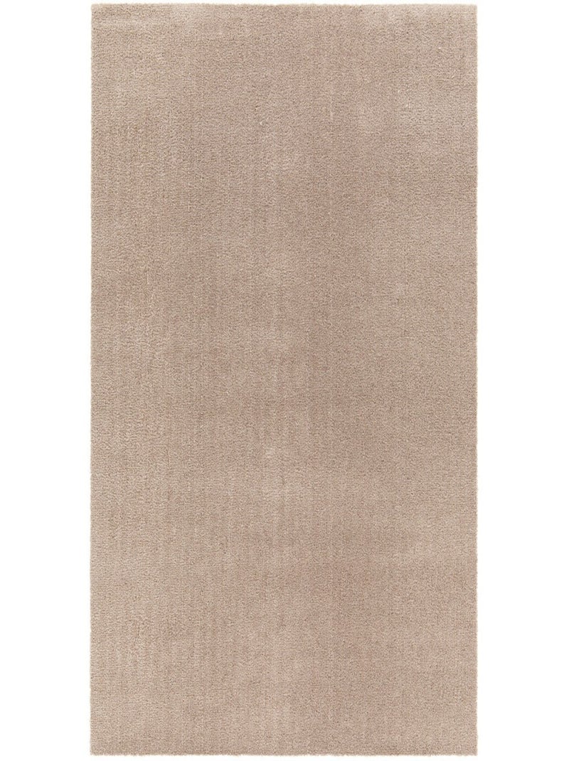 Tapis lavable en machine Uni Etico Beige sable - Kiabi