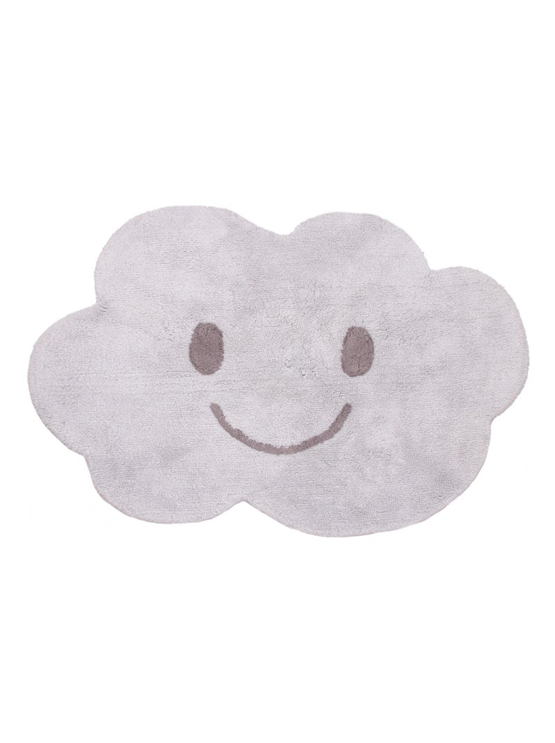 Tapis Lavable Nuage Nimbus Gris (115 X 75 Cm) Gris - Kiabi