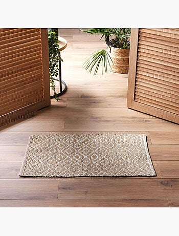 Tapis Lazaro Tissé Losanges