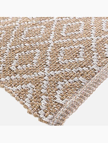 Tapis Lazaro Tissé Losanges
