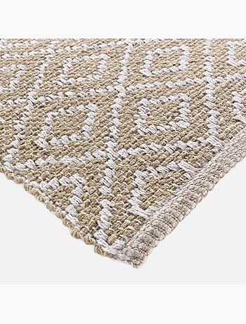 Tapis Lazaro Tissé Losanges