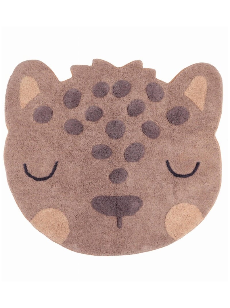 Tapis Léopard Little Sören en coton Multicolore - Kiabi