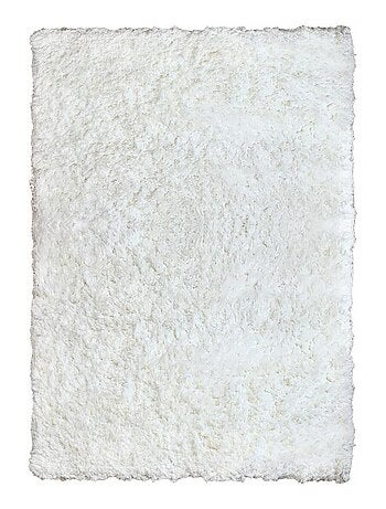 Tapis longs poils shaggy fait à la main motif uni SUPERDOUX