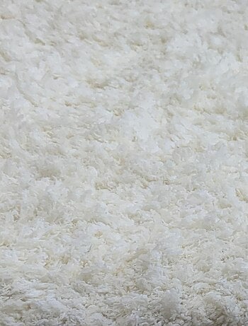 Tapis longs poils shaggy fait à la main motif uni SUPERDOUX