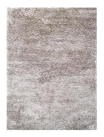 Tapis longs poils shaggy fait main motif uni LUXE