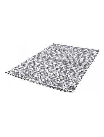 Tapis longs poils shaggy tissé motif berbère LANDA