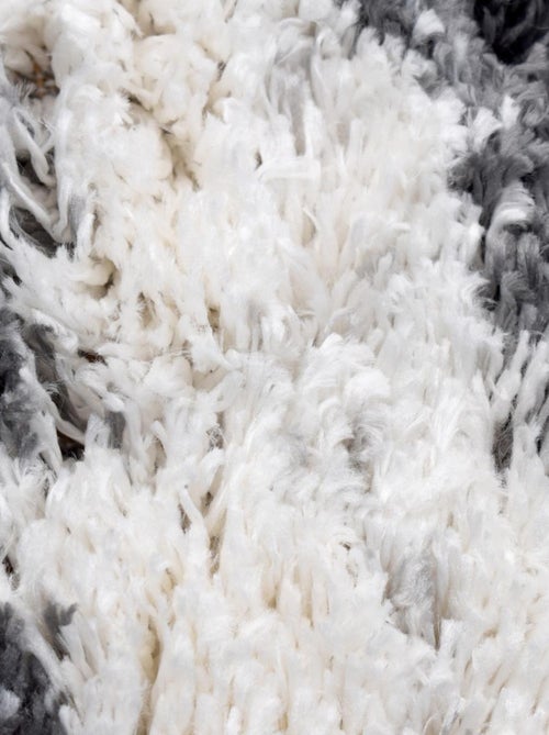 Tapis longs poils shaggy tissé motif berbère LYN4 DOUX 5 - Kiabi