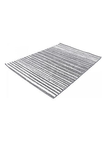 Tapis longs poils shaggy tissé motif géométrique LOLABE