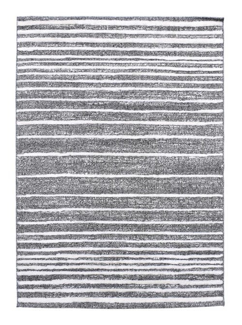 Tapis longs poils shaggy tissé motif géométrique LOLABE - Kiabi