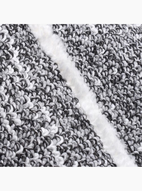 Tapis longs poils shaggy tissé motif géométrique LOLABE - Kiabi