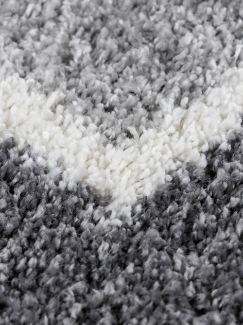 Tapis longs poils shaggy tissé motif scandinave DIROP - Kiabi