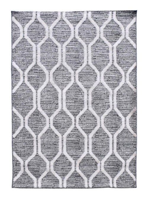 Tapis longs poils shaggy tissé motif scandinave LALALO - Kiabi