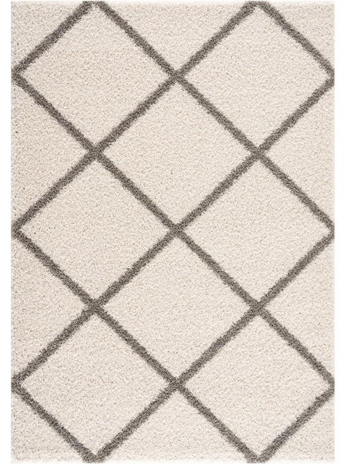 Tapis longs poils shaggy tissé motif scandinave SG MADRAG - Kiabi