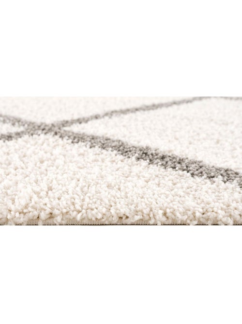 Tapis longs poils shaggy tissé motif scandinave SG MADRAG - Kiabi