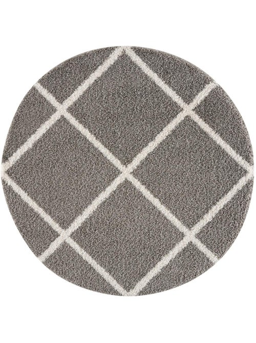 Tapis longs poils shaggy tissé motif scandinave SG MADRAG - Kiabi