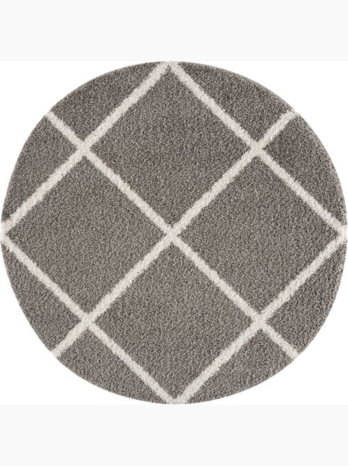 Tapis longs poils shaggy tissé motif scandinave SG MADRAG - Kiabi