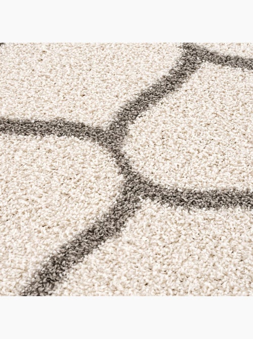 Tapis longs poils shaggy tissé motif scandinave SG MADRID - Kiabi