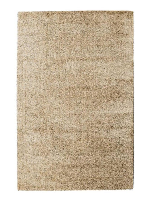 Tapis longs poils shaggy tissé motif uni SILCHOU - Kiabi