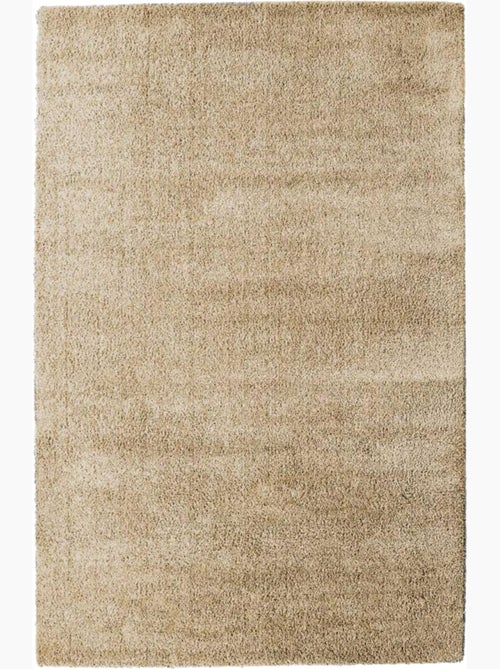 Tapis longs poils shaggy tissé motif uni SILCHOU - Kiabi
