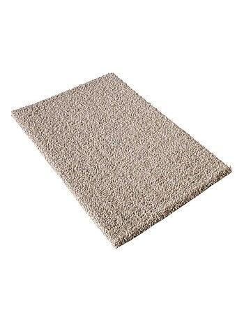 Tapis longs poils shaggy tissé motif uni SIMPLE