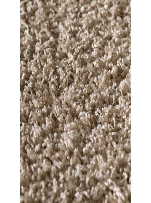 Tapis longs poils shaggy tissé motif uni SIMPLE - Kiabi