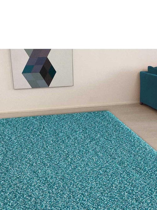 Tapis longs poils shaggy tissé motif uni SIMPLE - Kiabi