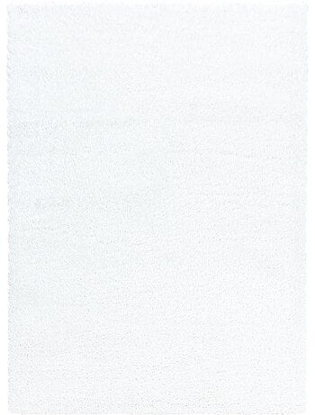 Tapis longs poils shaggy tissé motif uni UNI A