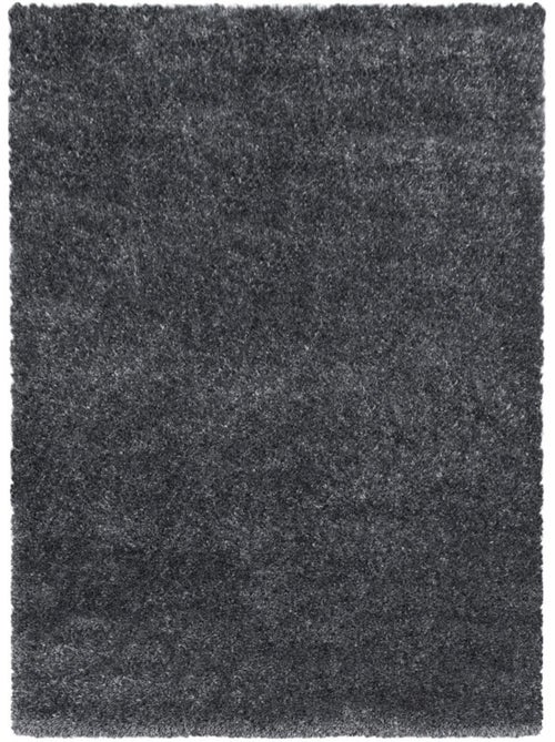 Tapis longs poils shaggy tissé motif uni UNI A - Kiabi