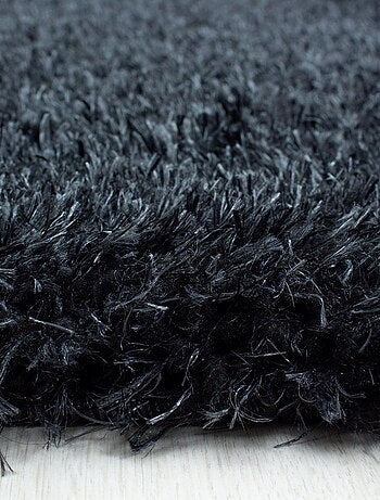 Tapis longs poils shaggy tissé motif uni UNI A