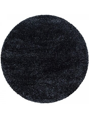 Tapis longs poils shaggy tissé motif uni UNI A