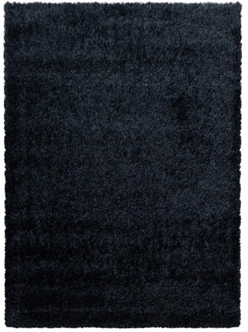 Tapis longs poils shaggy tissé motif uni UNI A - Kiabi