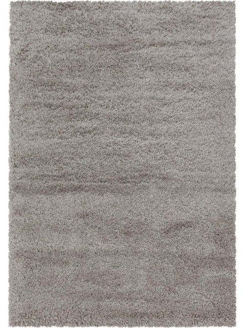 Tapis longs poils shaggy tissé motif uni UNI B - Kiabi