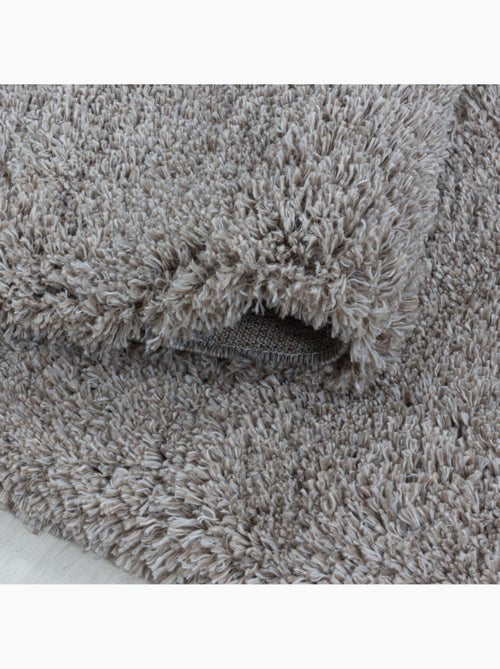 Tapis longs poils shaggy tissé motif uni UNI B - Kiabi