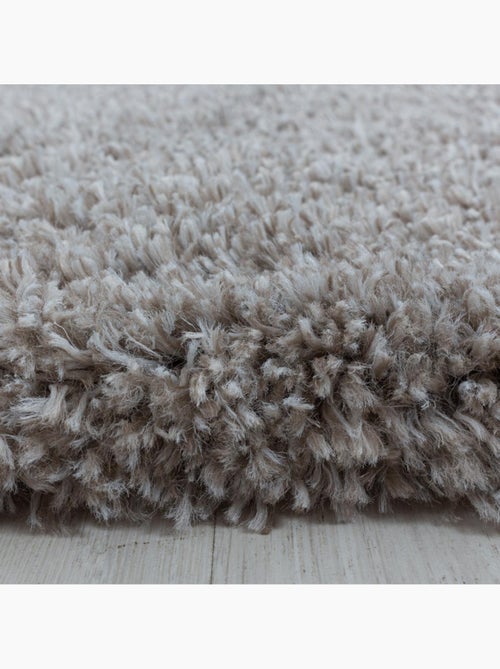 Tapis longs poils shaggy tissé motif uni UNI B - Kiabi