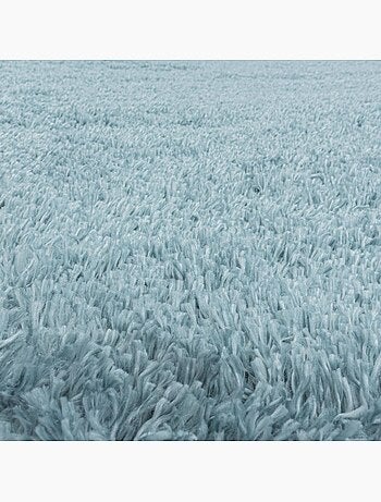 Tapis longs poils shaggy tissé motif uni UNI B