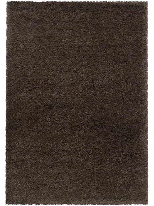 Tapis longs poils shaggy tissé motif uni UNI B - Kiabi