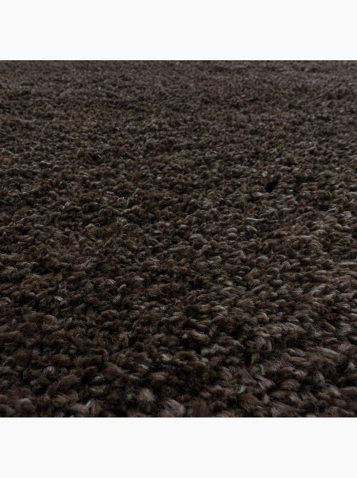 Tapis longs poils shaggy tissé motif uni UNI B - Kiabi